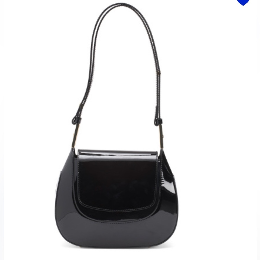 ISADORA Patent Leather Convertible Shoulder Bag